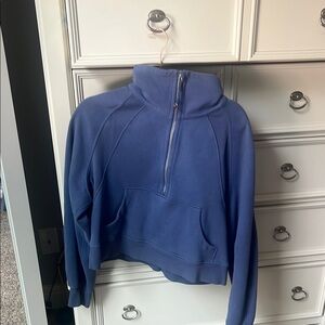Lululemon Blue Quarter-Zip Pullover